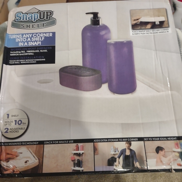 NWT SNAP UP corner shelf NEW in box** - Picture 5 of 8